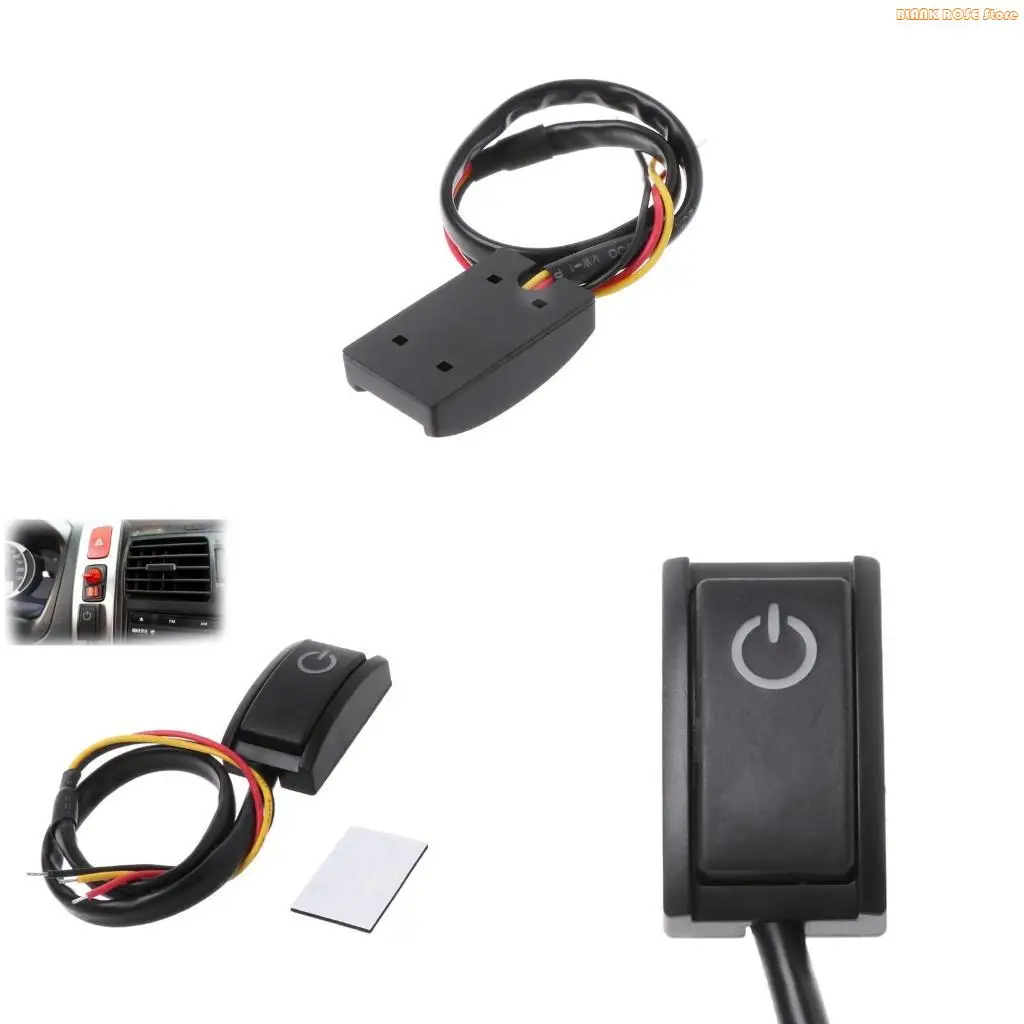 K1AE Car DIY Push Button Latching Turn ON OFF Switch LED Light DC12V/200mA 2.4W
K1AE Car DIY Push Button Latching Turn ON OFF Switch LED Light DC12V/200mA 2.4W