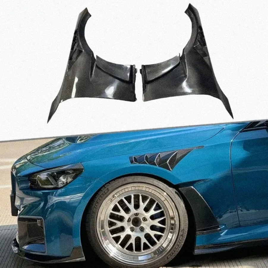 Dry Carbon Fiber ALP Style Front Fenders for M2 G87 Coupe 2023+ Vented Fender Flares Mudguard Body Kit Car Styling
Dry Carbon Fiber ALP Style Front Fenders for M2 G87 Coupe 2023+ Vented Fender Flares Mudguard Body Kit Car Styling