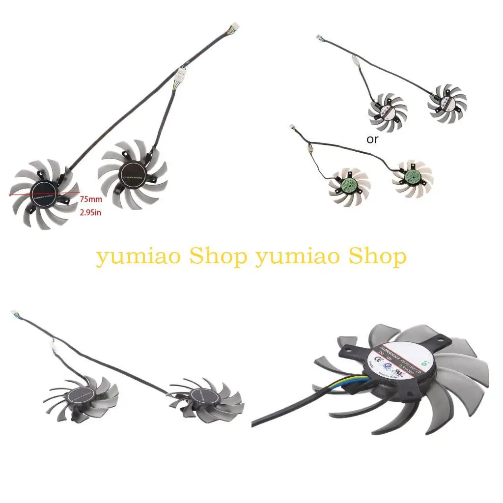 587B 2 шт./лот вентилятор-кулер, совместимый для MSI 1050 TI Radeon GTX1050, охлаждение видеокарты FD7010H12S 75 мм
587B 2 шт./лот вентилятор-кулер, совместимый для MSI 1050 TI Radeon GTX1050, охлаждение видеокарты FD7010H12S 75 мм
