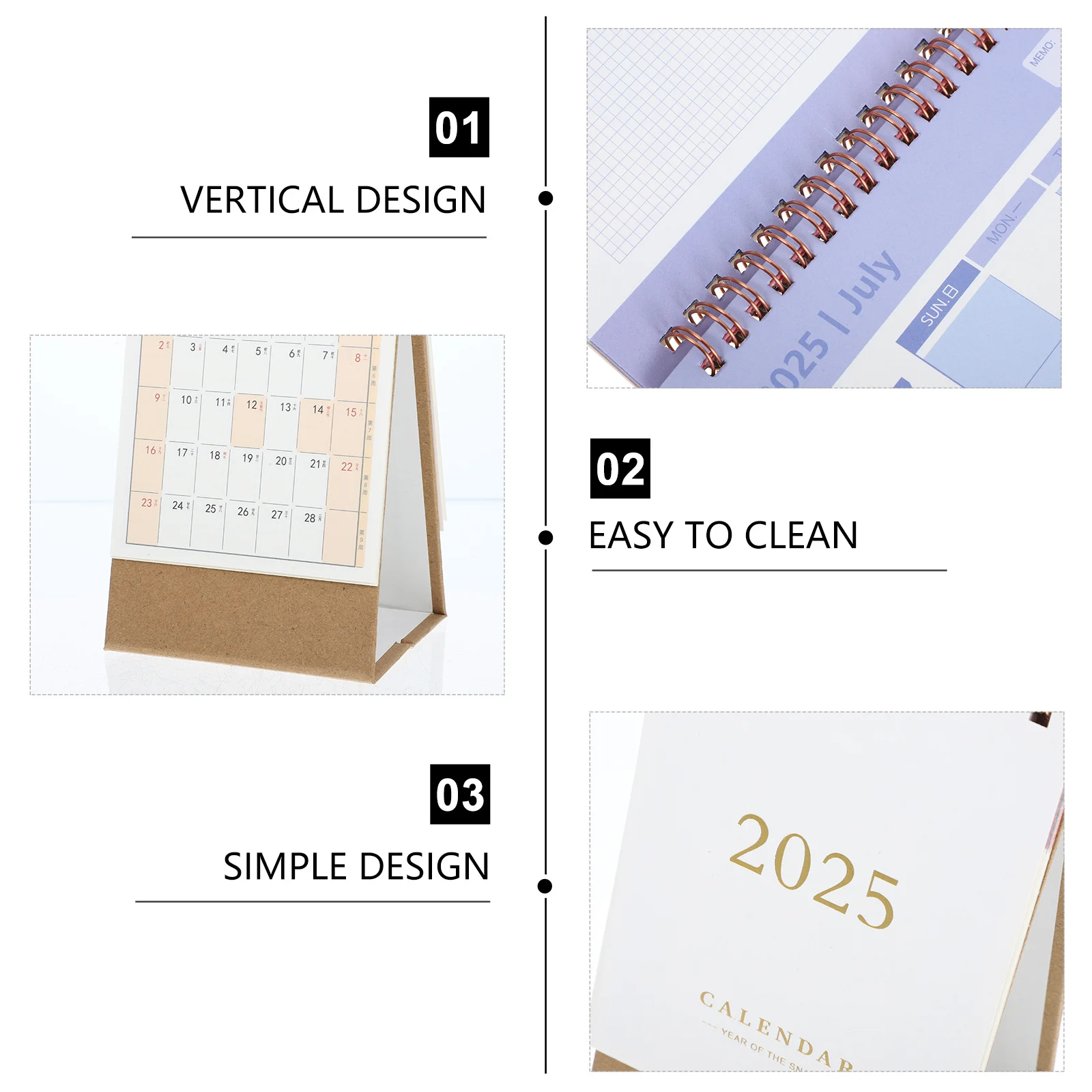 Набор из 3 настольных календарей: ежемесячный планировщик на спирали из плотной бумаги для офиса, дома, декора, блокнот для планирования, настольный календарь-подставка
Набор из 3 настольных календарей: ежемесячный планировщик на спирали из плотной бумаги для офиса, дома, декора, блокнот для планирования, настольный календарь-подставка