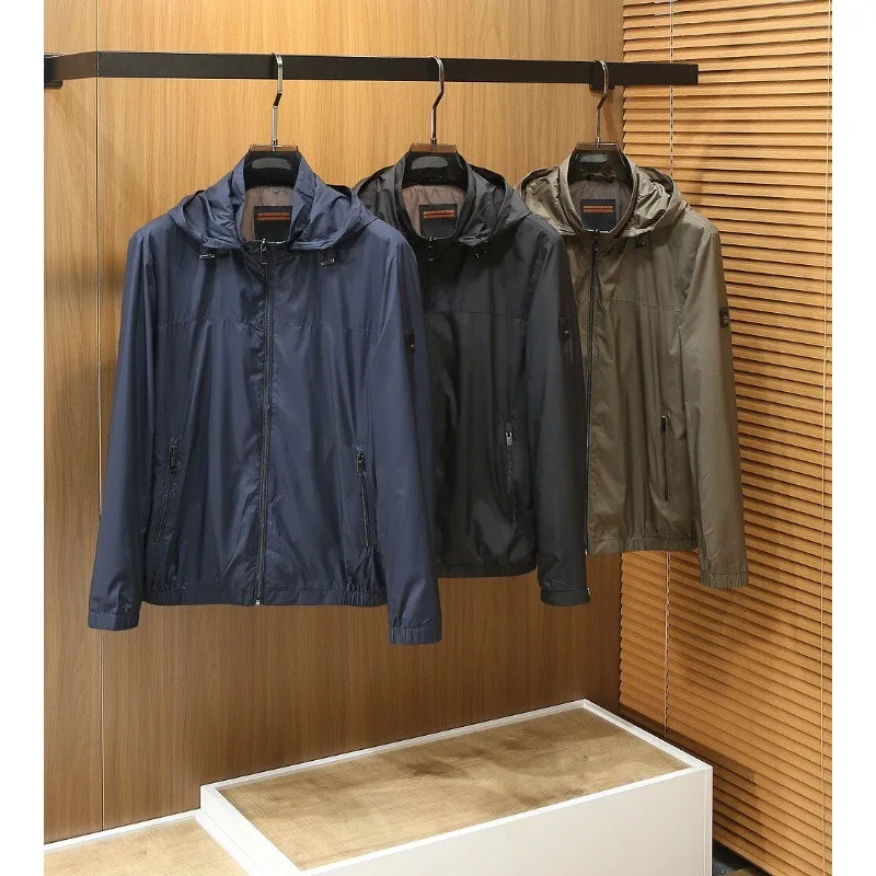 zeg* Italian 26SS New Luxury Men's Business Casual Simple Hooded Jacket Lightweight Coat
zeg* Italian 26SS New Luxury Men's Business Casual Simple Hooded Jacket Lightweight Coat