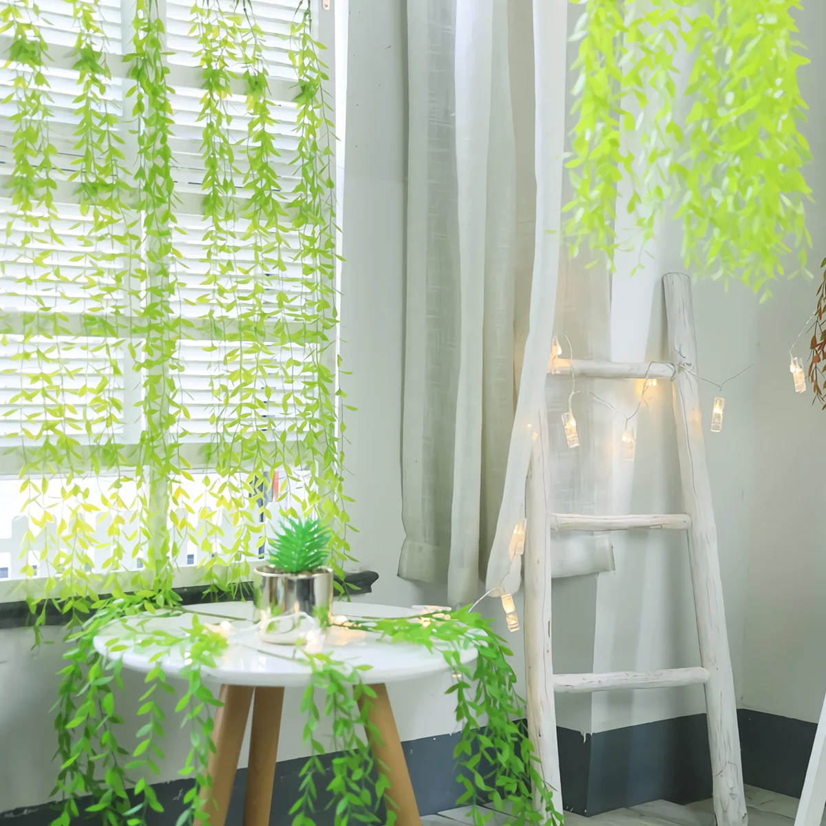 5Pcs Artificial Hanging Plants Simulated Weeping Willow Lifelike Green Vine for Home Office Decoration Simulated Weeping Willow
5Pcs Artificial Hanging Plants Simulated Weeping Willow Lifelike Green Vine for Home Office Decoration Simulated Weeping Willow
