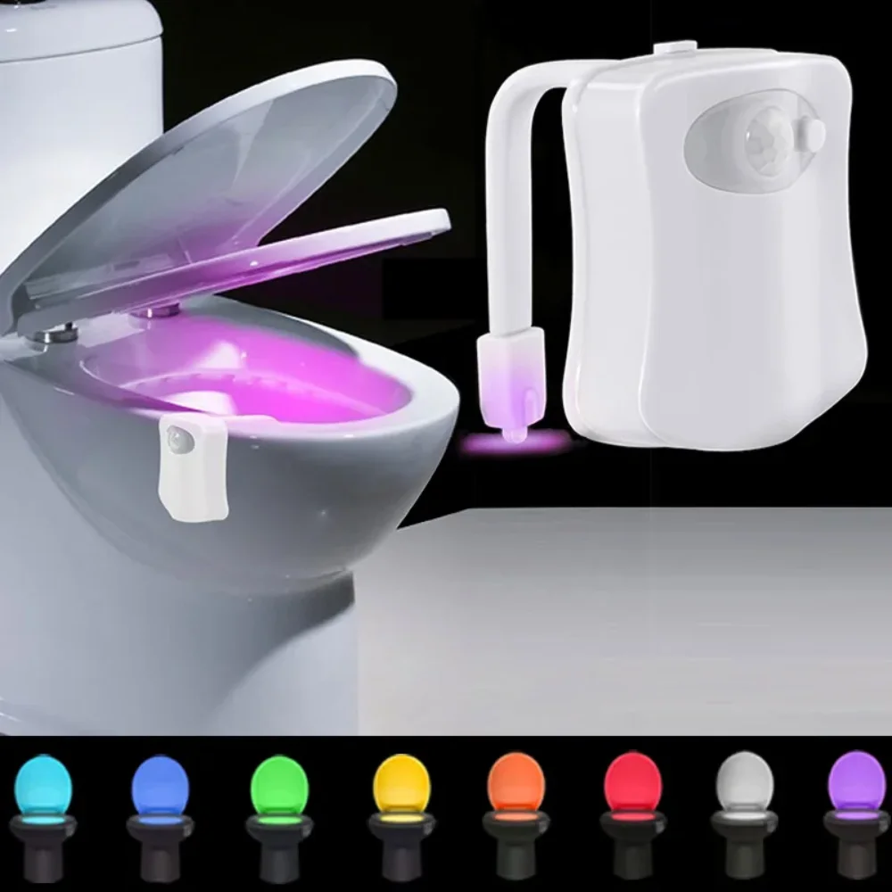 ZhangJi 8-Color Toilet Night Light Motion Sensor Activated Bathroom Bowl Nightlight Toilet Smart Sensor Light WC Accessories
ZhangJi 8-Color Toilet Night Light Motion Sensor Activated Bathroom Bowl Nightlight Toilet Smart Sensor Light WC Accessories