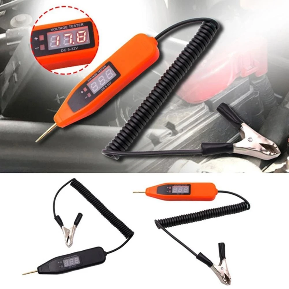 Auto Electrician Probe Machine Car Tools 5V/24V/32V Electrical Circuit Test Pen Dca Detector AC Voltage Indicato
Auto Electrician Probe Machine Car Tools 5V/24V/32V Electrical Circuit Test Pen Dca Detector AC Voltage Indicato