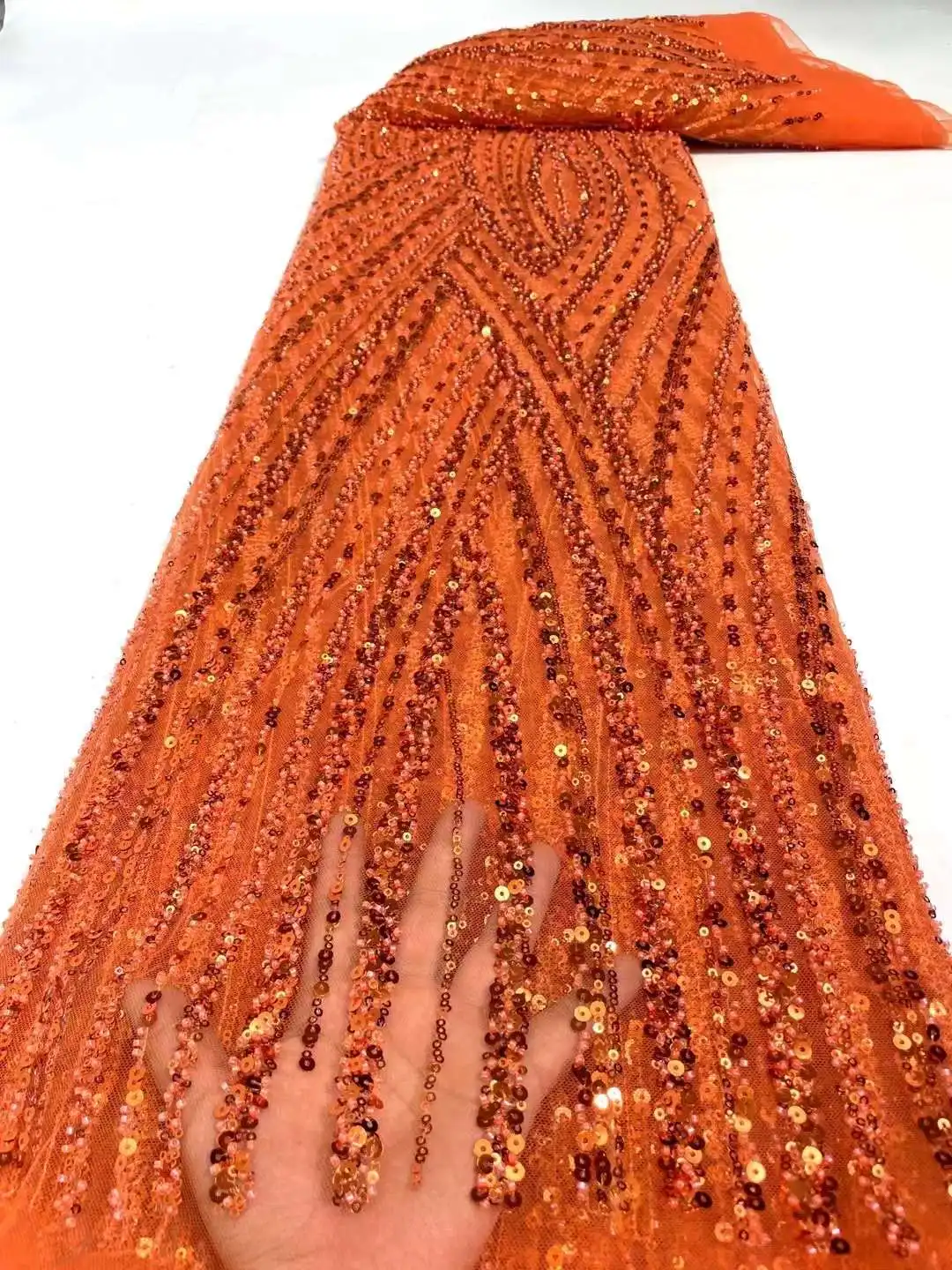 African Lace Fabric 2023 Sequins Embroidery Groom Nigerian Bridal High Quality French Tulle Lace Fabric For Wedding 5 Yards
African Lace Fabric 2023 Sequins Embroidery Groom Nigerian Bridal High Quality French Tulle Lace Fabric For Wedding 5 Yards