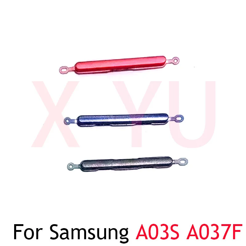 

10PCS Power Volume Button Switch For Samsung Galaxy A03S A037F A037 Power ON OFF Volume Up Down Side Button Key