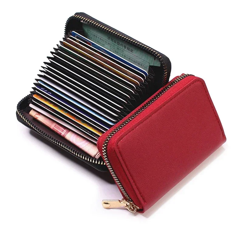 New Design Small Black Red Business Women/Men Bank/ID/Credit Card Holder 20 Bits Card Wallet PU Leather Protects Case Coin Purse
New Design Small Black Red Business Women/Men Bank/ID/Credit Card Holder 20 Bits Card Wallet PU Leather Protects Case Coin Purse