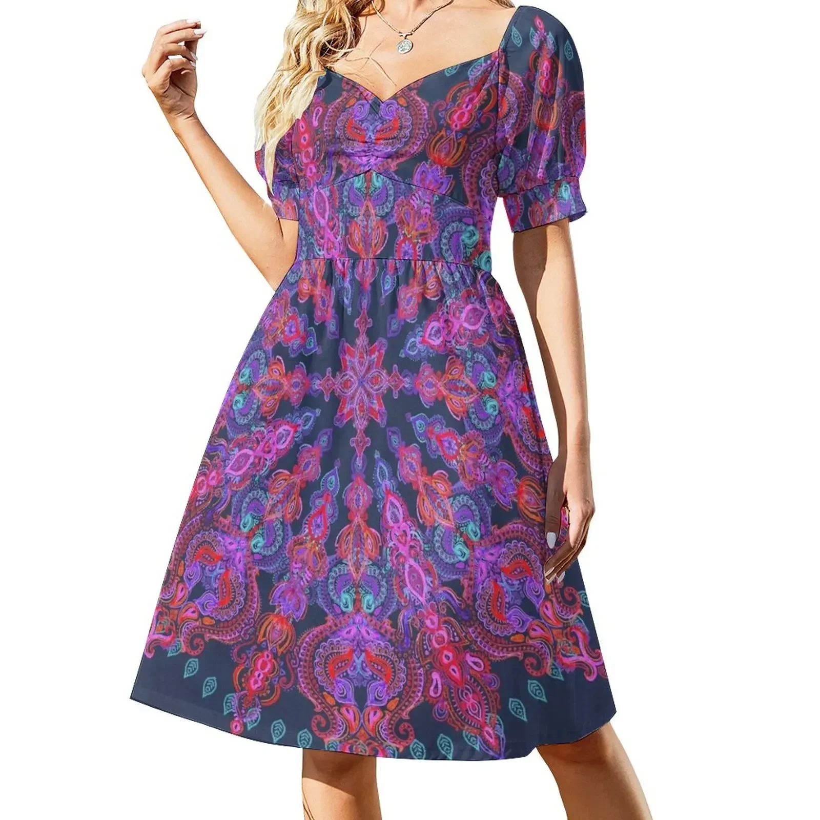 Bohemian Short-Sleeved Dress evening dresses ladies summer dress korean women women's summer dresses 2025
Bohemian Short-Sleeved Dress evening dresses ladies summer dress korean women women's summer dresses 2025