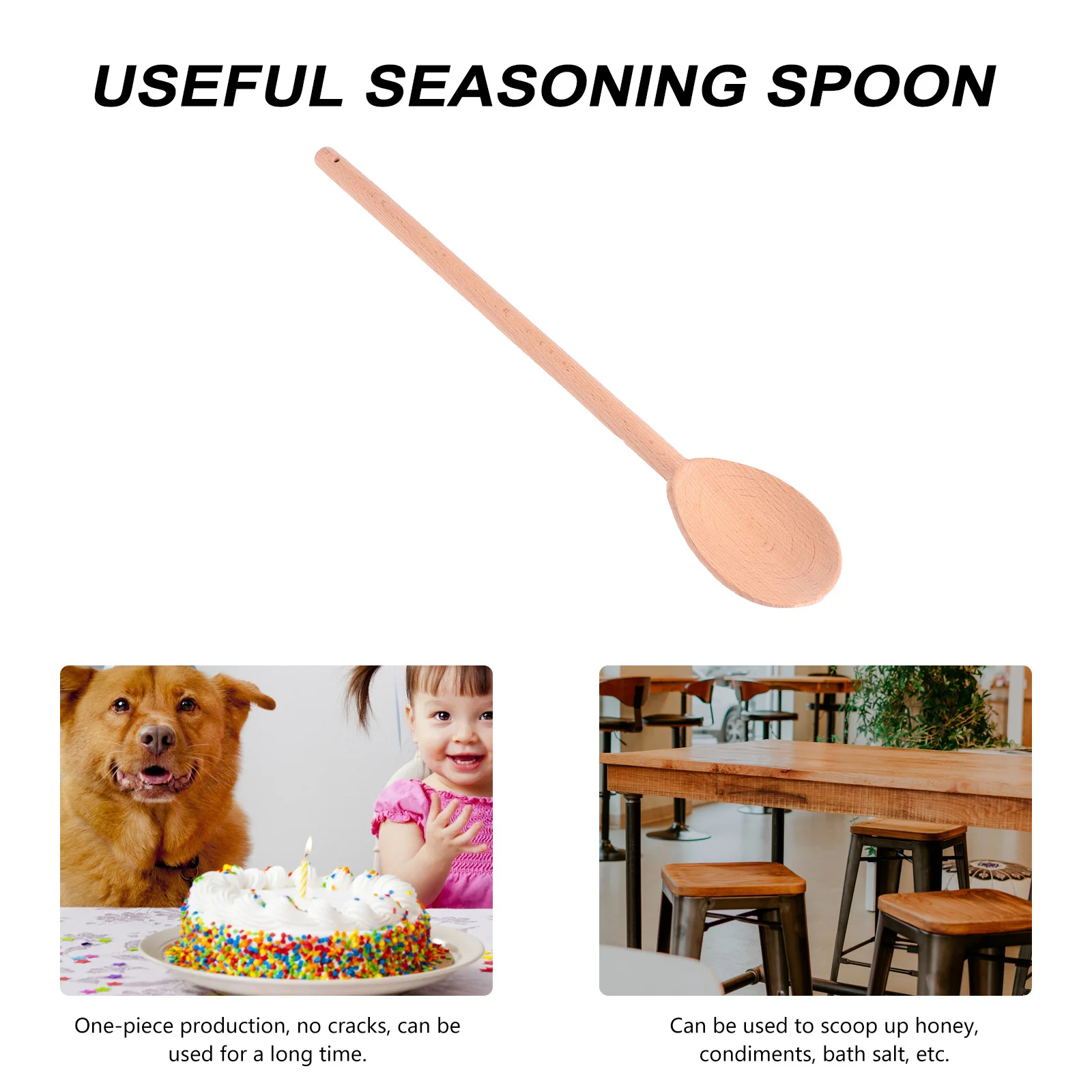 1 pc Wooden Long Handle Honey Scoop Bath Salt Stirring Ladle Kitchen Condiment Dessert Mixing Coffee Spoon Reusable Practical
1 pc Wooden Long Handle Honey Scoop Bath Salt Stirring Ladle Kitchen Condiment Dessert Mixing Coffee Spoon Reusable Practical