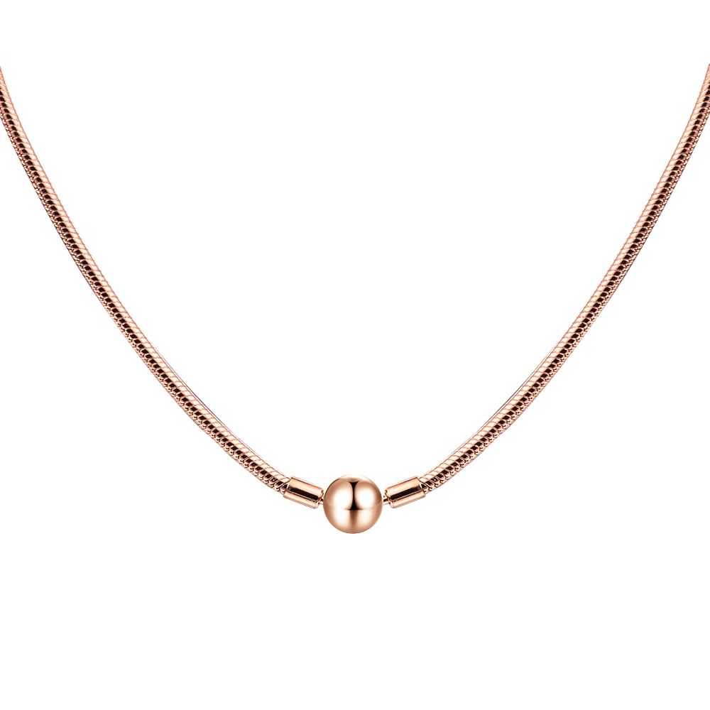 100% 925 Sterling Silver Moments Rose Snake Chain Necklaces Jewelry Free Shipping
100% 925 Sterling Silver Moments Rose Snake Chain Necklaces Jewelry Free Shipping