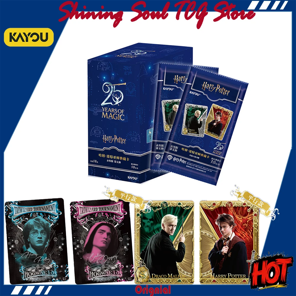 Genuine KAYOU Harry Potter Wizarding World Collector's Edition Eternal Volume 5 Journey Edition Magical Anime Trading Cards
Genuine KAYOU Harry Potter Wizarding World Collector's Edition Eternal Volume 5 Journey Edition Magical Anime Trading Cards