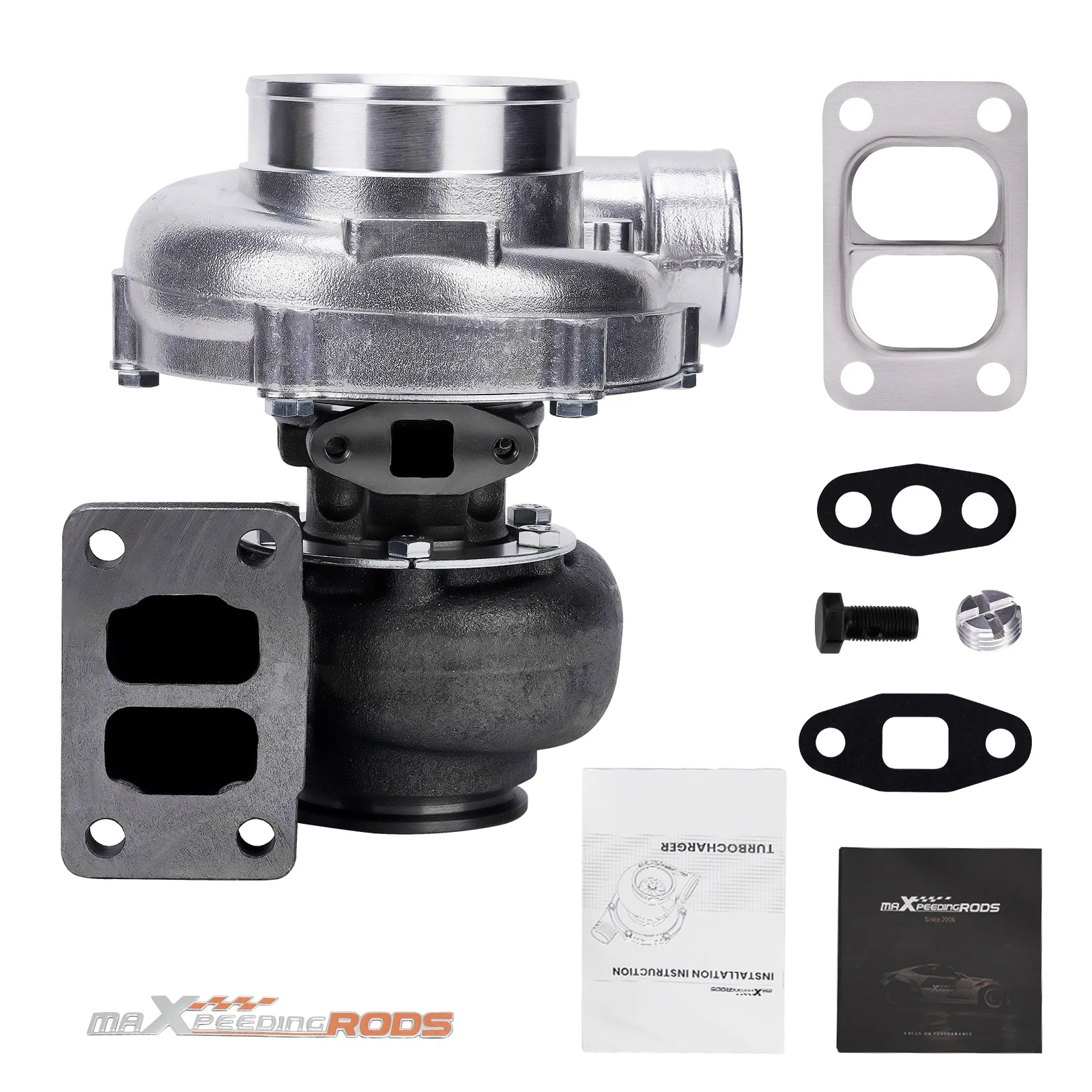 MaXpeedingrods T70 Turbocharger Universal Turbo Charger Exhaust for All 2.0L-3.0L Engines T3 V-Band 500+HP T3 Flange
MaXpeedingrods T70 Turbocharger Universal Turbo Charger Exhaust for All 2.0L-3.0L Engines T3 V-Band 500+HP T3 Flange