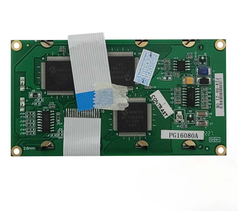 LCD Display for POWERTIP PG16080A REV.A LCD Display for PP35 4PP035.0300-01
LCD Display for POWERTIP PG16080A REV.A LCD Display for PP35 4PP035.0300-01