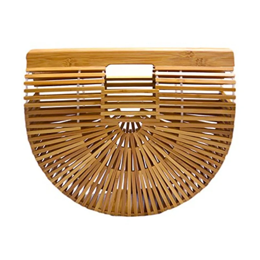 Womens Bamboo Handbag Handmade Tote Bag Straw Beach Bags Beach Purse Size
Womens Bamboo Handbag Handmade Tote Bag Straw Beach Bags Beach Purse Size