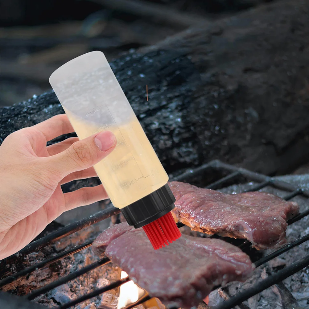 175Ml Silicone Oil Brush Bottle with Measuring Scale Ergonomic Design High Temperature Resistant Basting Tool for Grilling
175Ml Silicone Oil Brush Bottle with Measuring Scale Ergonomic Design High Temperature Resistant Basting Tool for Grilling