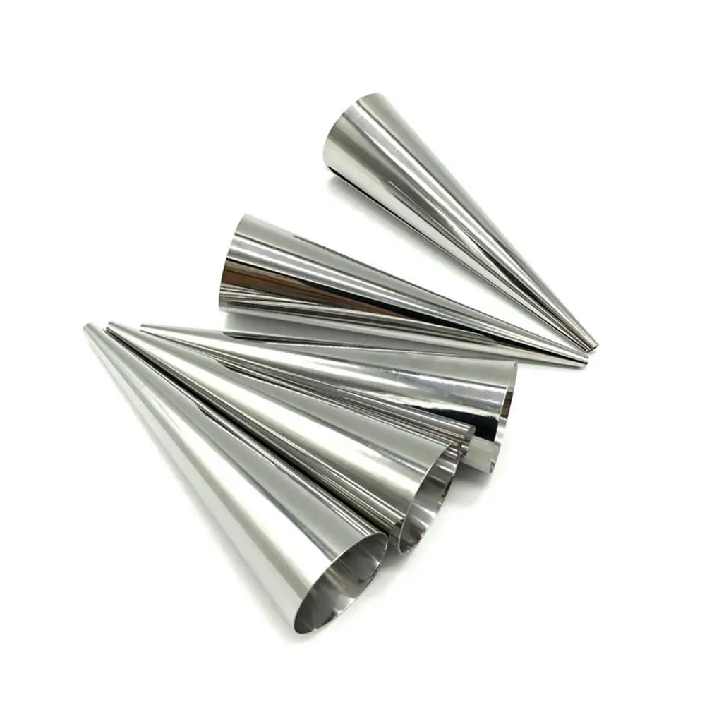 16 Pcs Stainless Steel Croissant Mold Cannoli Tube Cylindrical Shaped Horns Funnel Reusable Baking Pastry Kitchen
16 Pcs Stainless Steel Croissant Mold Cannoli Tube Cylindrical Shaped Horns Funnel Reusable Baking Pastry Kitchen
