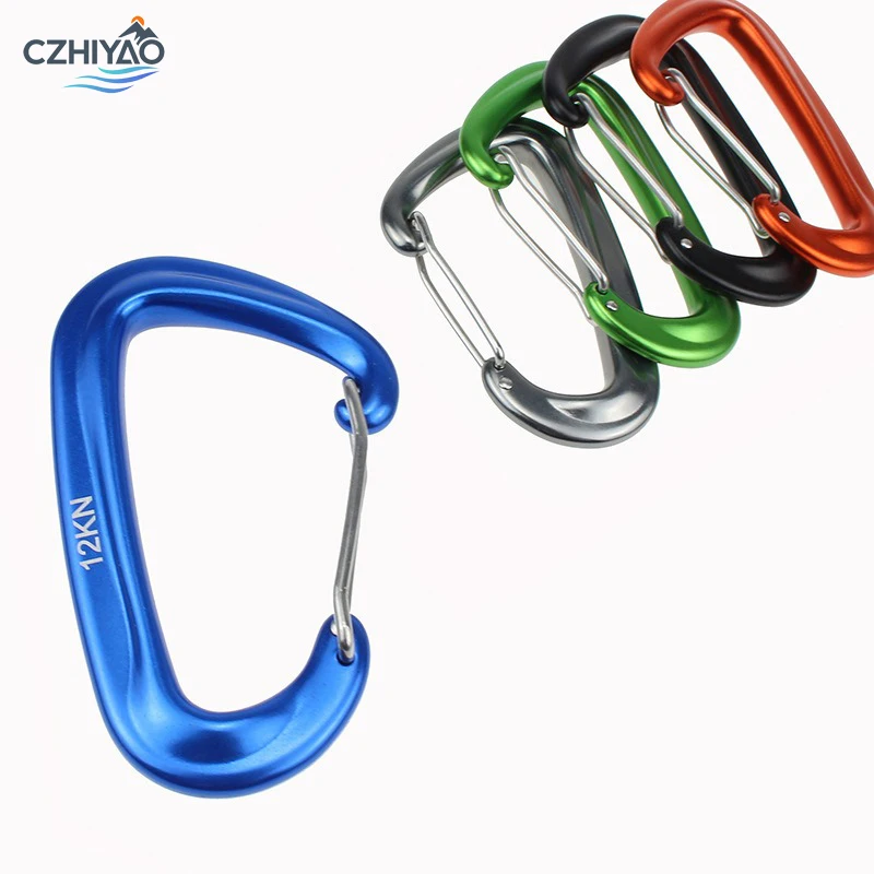 CZHIYAO 12KN Lightweight Heavy-Duty Climbing Buckle Aluminum Wire Gate Carabiner For Hammocks Camping Keychains Fitness Outdoor
CZHIYAO 12KN Lightweight Heavy-Duty Climbing Buckle Aluminum Wire Gate Carabiner For Hammocks Camping Keychains Fitness Outdoor