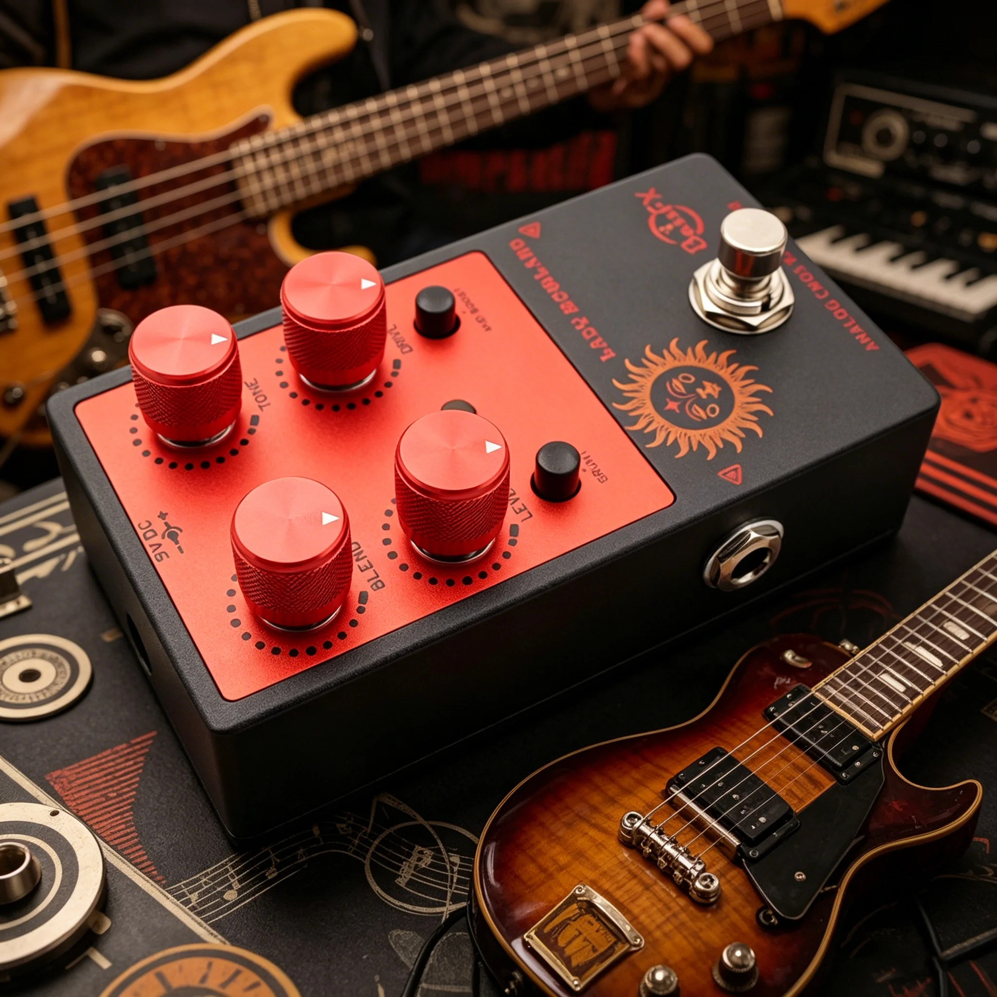 Fanmuzk Lady Rowland Bass Overdrive Pedal,Drive Effect for Active/Passive Bass Stage Accessorie
Fanmuzk Lady Rowland Bass Overdrive Pedal,Drive Effect for Active/Passive Bass Stage Accessorie