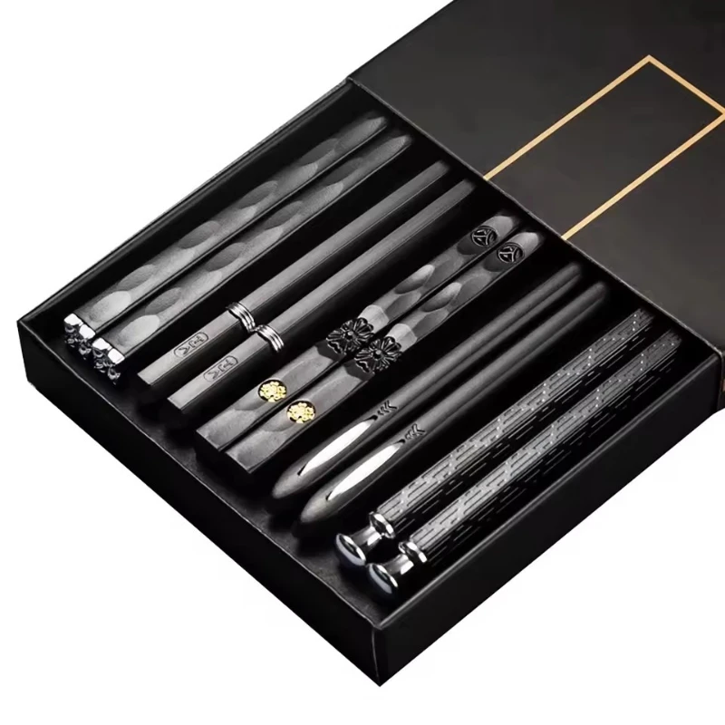5 Pairs Japanese Chopsticks Sushi Sticks Korean Chopsticks Reusable Alloy Chop Sticks Kitchen Tableware Tool Accessories
5 Pairs Japanese Chopsticks Sushi Sticks Korean Chopsticks Reusable Alloy Chop Sticks Kitchen Tableware Tool Accessories