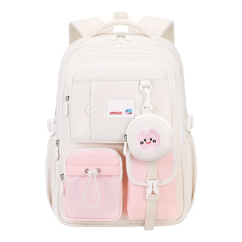 Schoolbags with purse Junior High School Girls Niche Ins Style Backpacks 2026 New Primary Nylon waterproof School Bags mochilas
Schoolbags with purse Junior High School Girls Niche Ins Style Backpacks 2026 New Primary Nylon waterproof School Bags mochilas