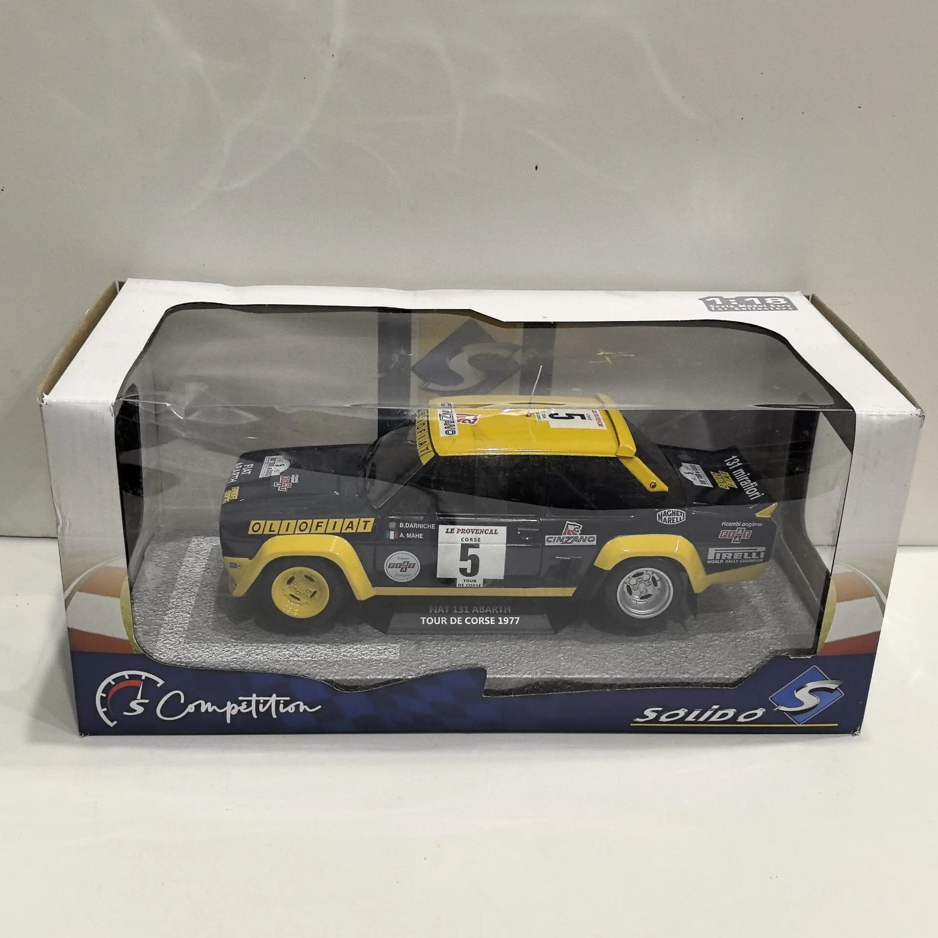 Diecast SOLIDO 1/18 Scale FIAT 131 # 5 1977 ABARTH Racing N2 45 Alloy Car Model
Diecast SOLIDO 1/18 Scale FIAT 131 # 5 1977 ABARTH Racing N2 45 Alloy Car Model