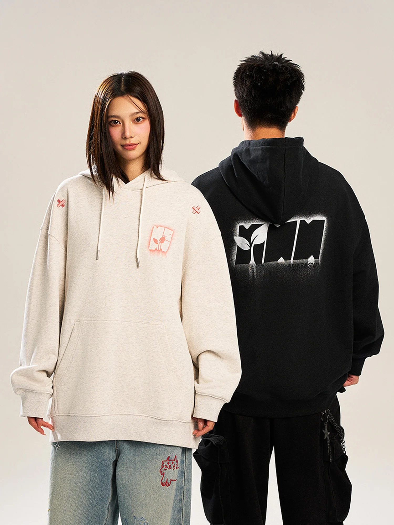 NSTNEW START Sprout Plan Retro Ghost Loose Fit American Sle Hoodie Couple Tops Casual Comfortable Cotton Polyester Blend
NSTNEW START Sprout Plan Retro Ghost Loose Fit American Sle Hoodie Couple Tops Casual Comfortable Cotton Polyester Blend