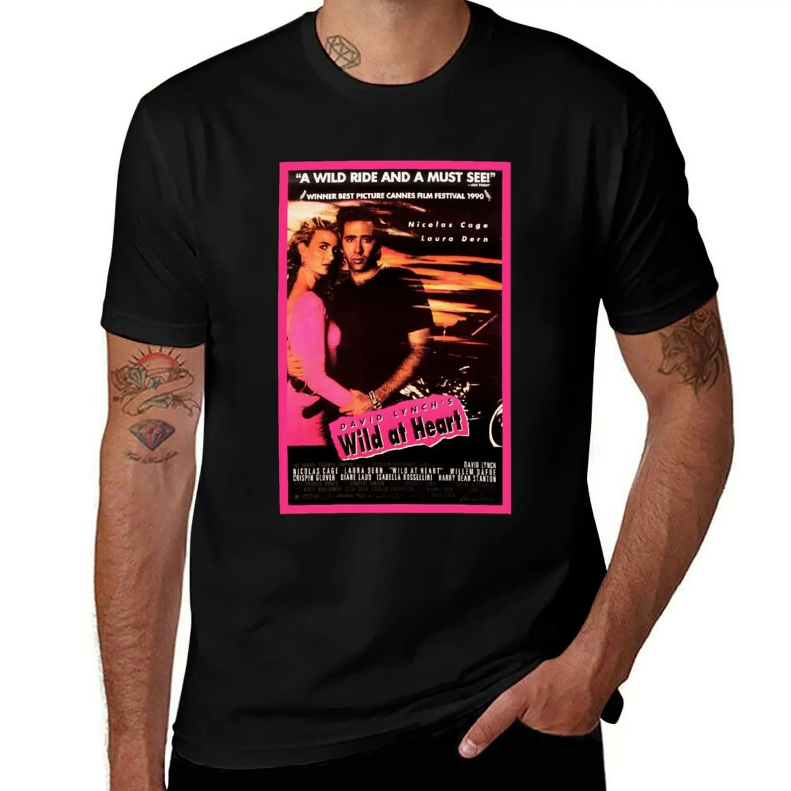 Wild at Heart - Nicholas Cage & Laura Dern POSTER T-Shirt graphics anime figures blanks rapper graphic tees tshirts for men
Wild at Heart - Nicholas Cage & Laura Dern POSTER T-Shirt graphics anime figures blanks rapper graphic tees tshirts for men