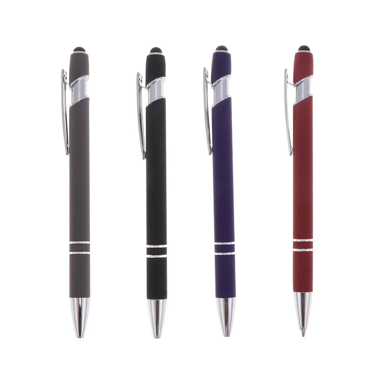 Premium Metal 2-in-1 Multi-Function Click Ballpoint Pen with Conductive Cloth Tip for Capacitive Touch Screens Tablet Smartphone
Premium Metal 2-in-1 Multi-Function Click Ballpoint Pen with Conductive Cloth Tip for Capacitive Touch Screens Tablet Smartphone