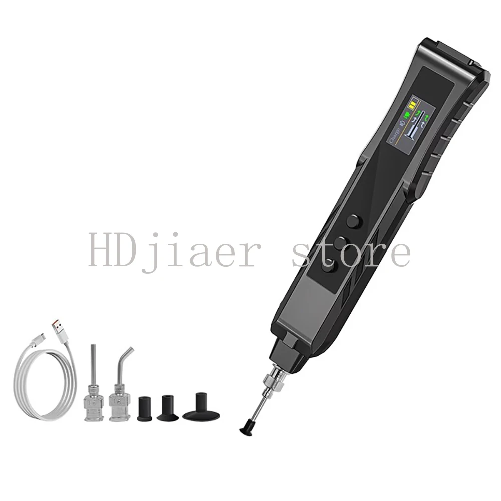 Wireless Portable Electric Vacuum Suction Pen Set - Anti-static SMT IC Chip Pickup Tool with LED Light, TFT Color Screen 
Wireless Portable Electric Vacuum Suction Pen Set - Anti-static SMT IC Chip Pickup Tool with LED Light, TFT Color Screen