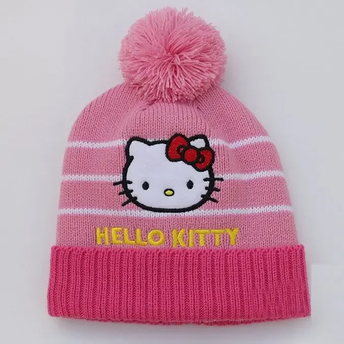 Sanrio Hello Kitty шапка осень и зима детская теплая защита ушей Kawaii вязаная шапка анимация милая девчачья шерстяная шапка
Sanrio Hello Kitty шапка осень и зима детская теплая защита ушей Kawaii вязаная шапка анимация милая девчачья шерстяная шапка