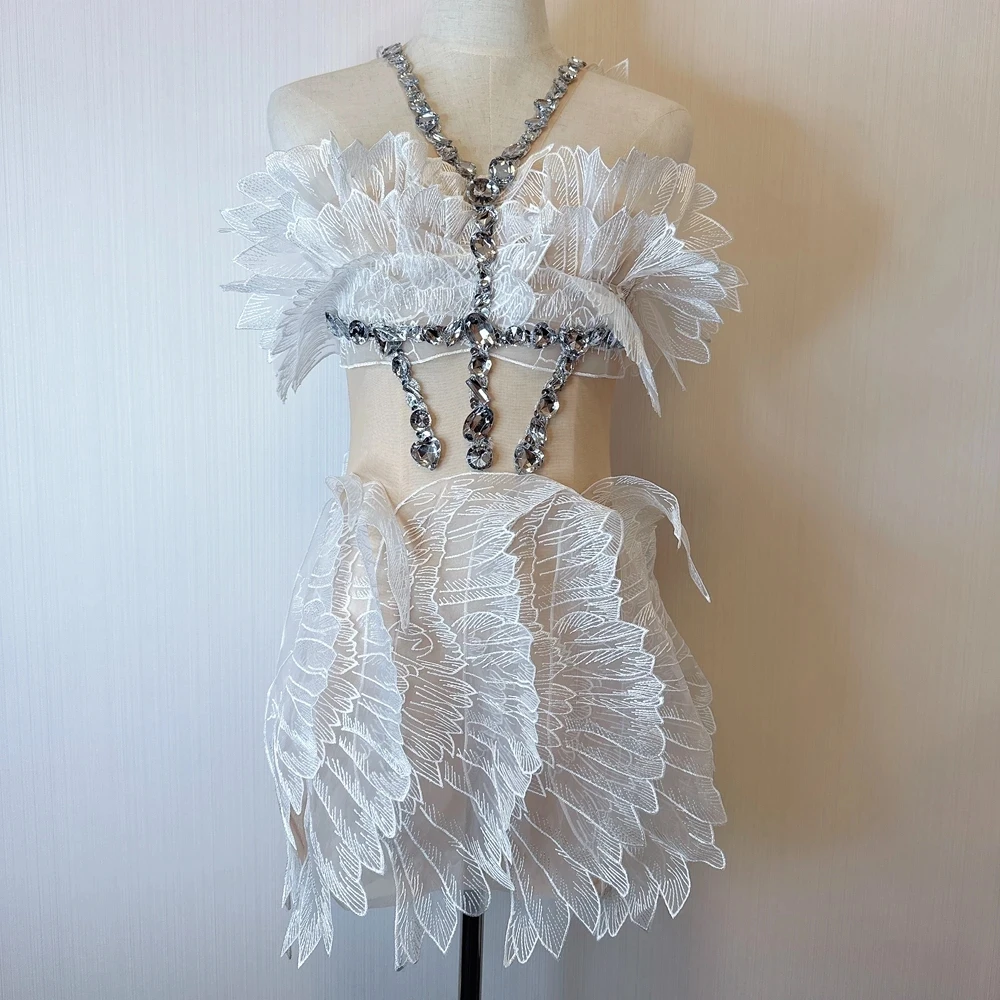 Rhinestones Embroidery Short Dress Women Prom Celebriate Birthday Dress Singer Show Stage Wear Party costume
Rhinestones Embroidery Short Dress Women Prom Celebriate Birthday Dress Singer Show Stage Wear Party costume