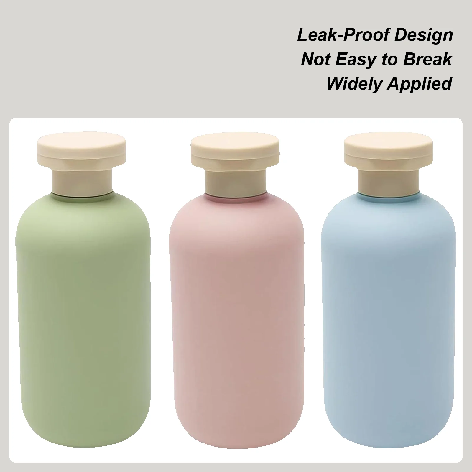 Toiletries Containers Travel Containers for Shampoo Refillable Liquid Dispenser Squeezable Lotion Bottle for Shower Swimming
Toiletries Containers Travel Containers for Shampoo Refillable Liquid Dispenser Squeezable Lotion Bottle for Shower Swimming