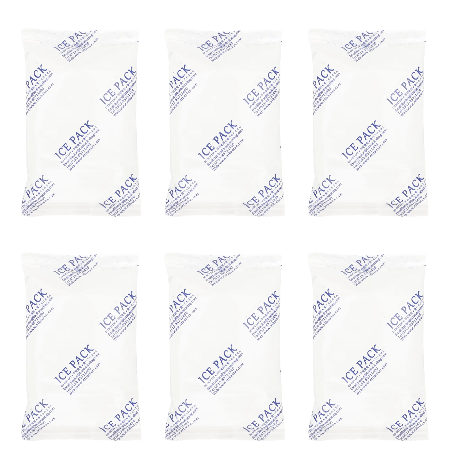 6 Pcs Fresh Ice Pack Making Bag Drinks Space-saving Packs Gel Small and Lightweight Safe
6 Pcs Fresh Ice Pack Making Bag Drinks Space-saving Packs Gel Small and Lightweight Safe
