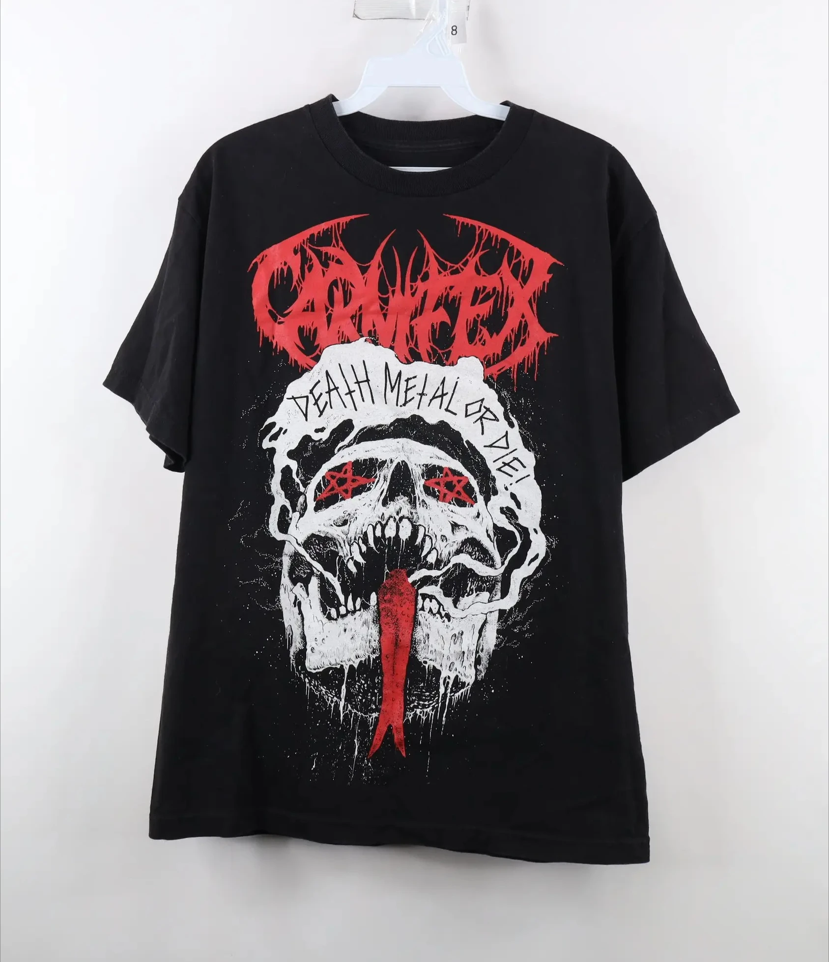 Ретро Y2K 2017, футболки с карнавальным ремешком Death Metal или Death Journey, черные футболки из чистого хлопка с короткими рукавами для мужчин и женщин
Ретро Y2K 2017, футболки с карнавальным ремешком Death Metal или Death Journey, черные футболки из чистого хлопка с короткими рукавами для мужчин и женщин