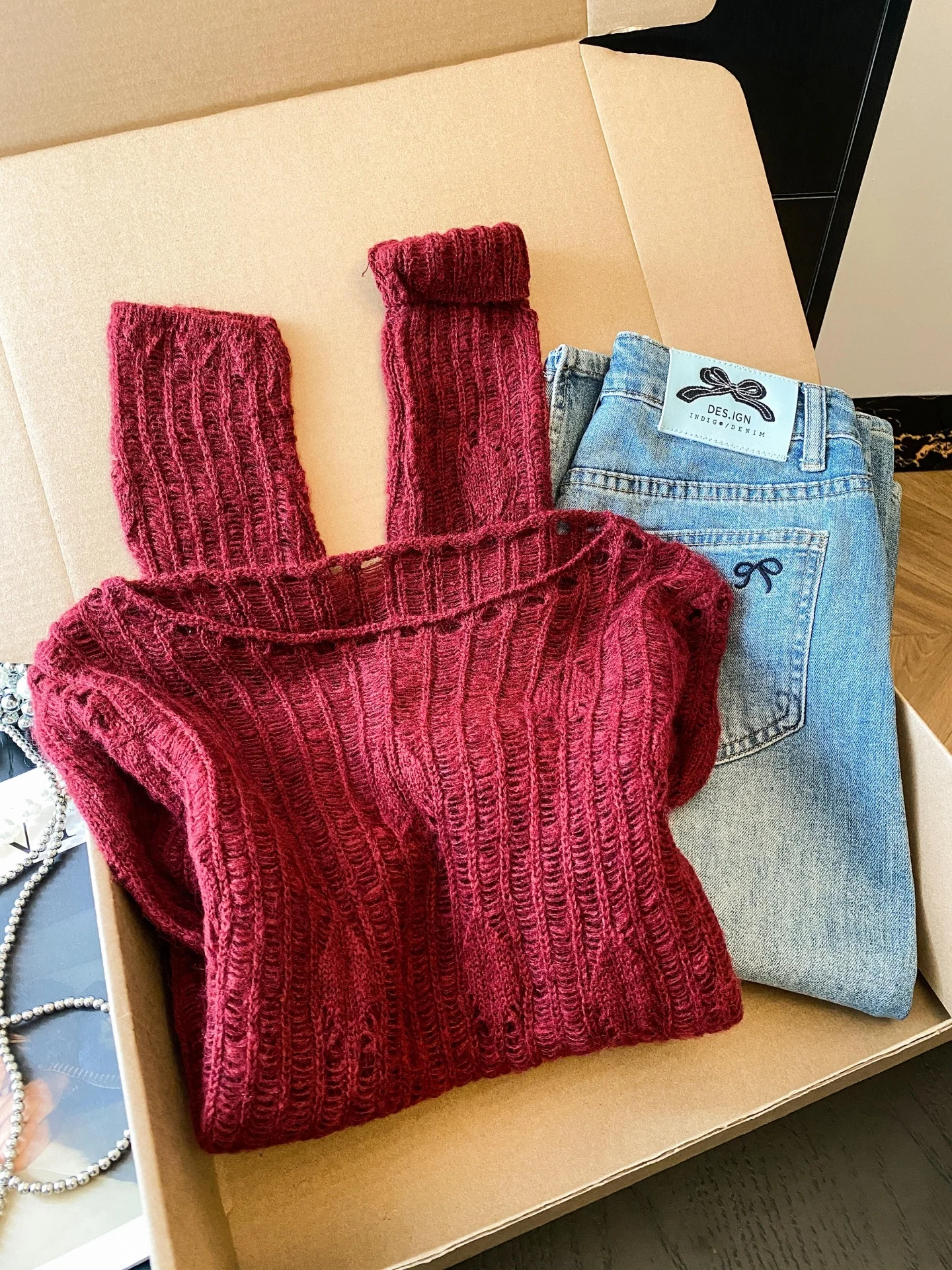 Ladies' Long Sve Knitted Sweater Hollow out Lazy Sle Inner Wear Trendy Spring Season Commute Slim Fit Moisture ng
Ladies' Long Sve Knitted Sweater Hollow out Lazy Sle Inner Wear Trendy Spring Season Commute Slim Fit Moisture ng