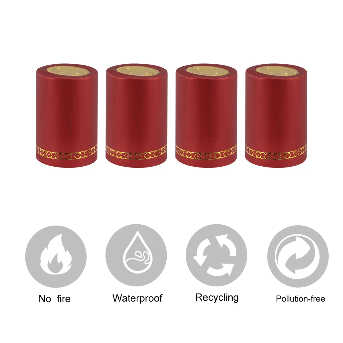 100 Pcs Red Cap Bottle Sealer Heat Shrink Capsule Capsules Cover Shrinkable Top Opener
100 Pcs Red Cap Bottle Sealer Heat Shrink Capsule Capsules Cover Shrinkable Top Opener