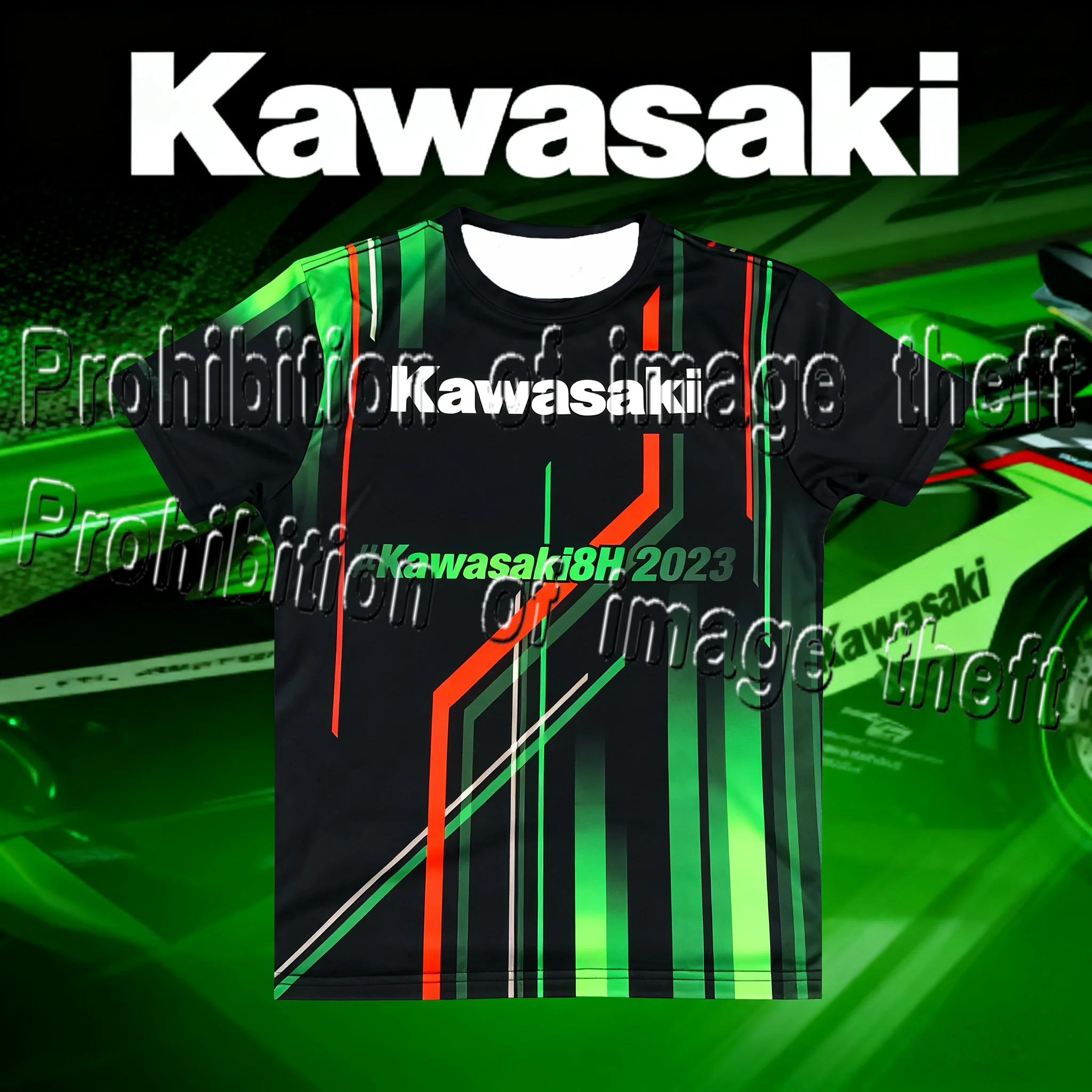 Summer Hot Selling New Motorcycle Kawasaki Short Sleeved 3D Printed Versatile Trendy Cool Men's Motorcycle Plus Size T-shirt
Summer Hot Selling New Motorcycle Kawasaki Short Sleeved 3D Printed Versatile Trendy Cool Men's Motorcycle Plus Size T-shirt