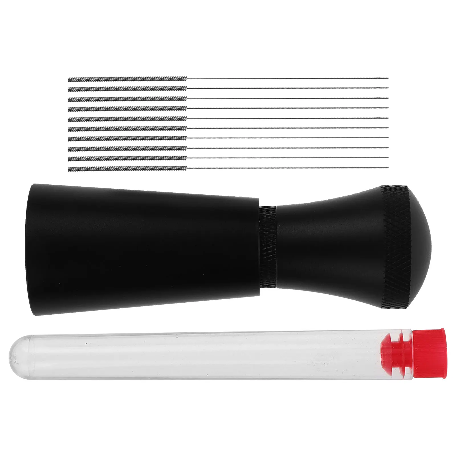Coffee Distributor Needle Base Espresso Metal Stirrer Black Tool for Home Café Shop Stainless Steel Lightweight
Coffee Distributor Needle Base Espresso Metal Stirrer Black Tool for Home Café Shop Stainless Steel Lightweight