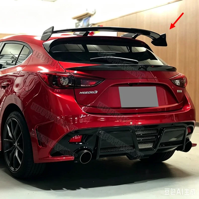 For Mazda3 Axela HATCHBACK CX-4 CX-5 2015-24 Rear Trunk Lip ABS Black Wing Spoiler Car Styling Original factory Car Accessories
For Mazda3 Axela HATCHBACK CX-4 CX-5 2015-24 Rear Trunk Lip ABS Black Wing Spoiler Car Styling Original factory Car Accessories