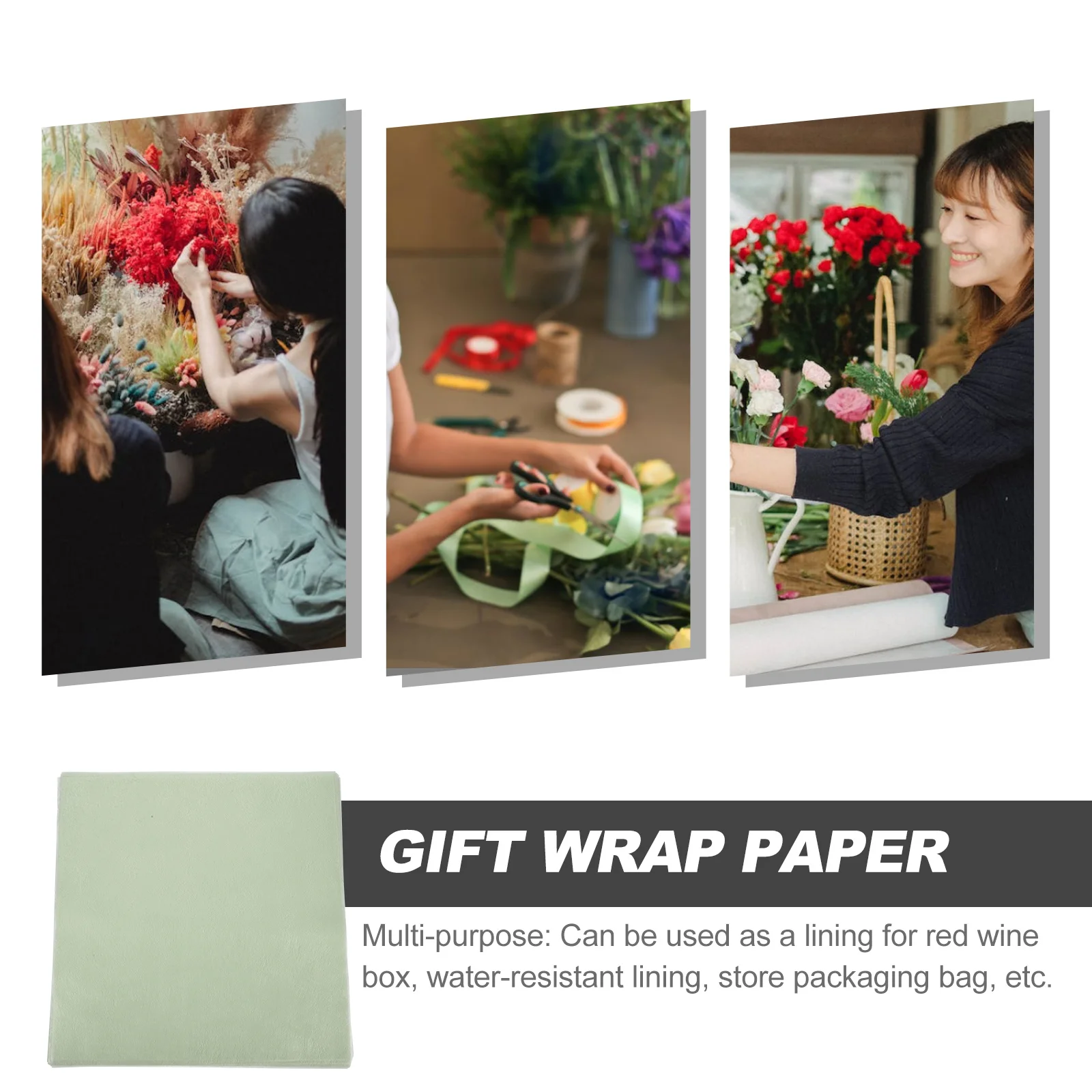 Gift Tissue Paper 50 Sheets Colored Wrapping for Presents Holiday Packaging Floral Paper DIY Handcraft Folding Decorative Liner
Gift Tissue Paper 50 Sheets Colored Wrapping for Presents Holiday Packaging Floral Paper DIY Handcraft Folding Decorative Liner