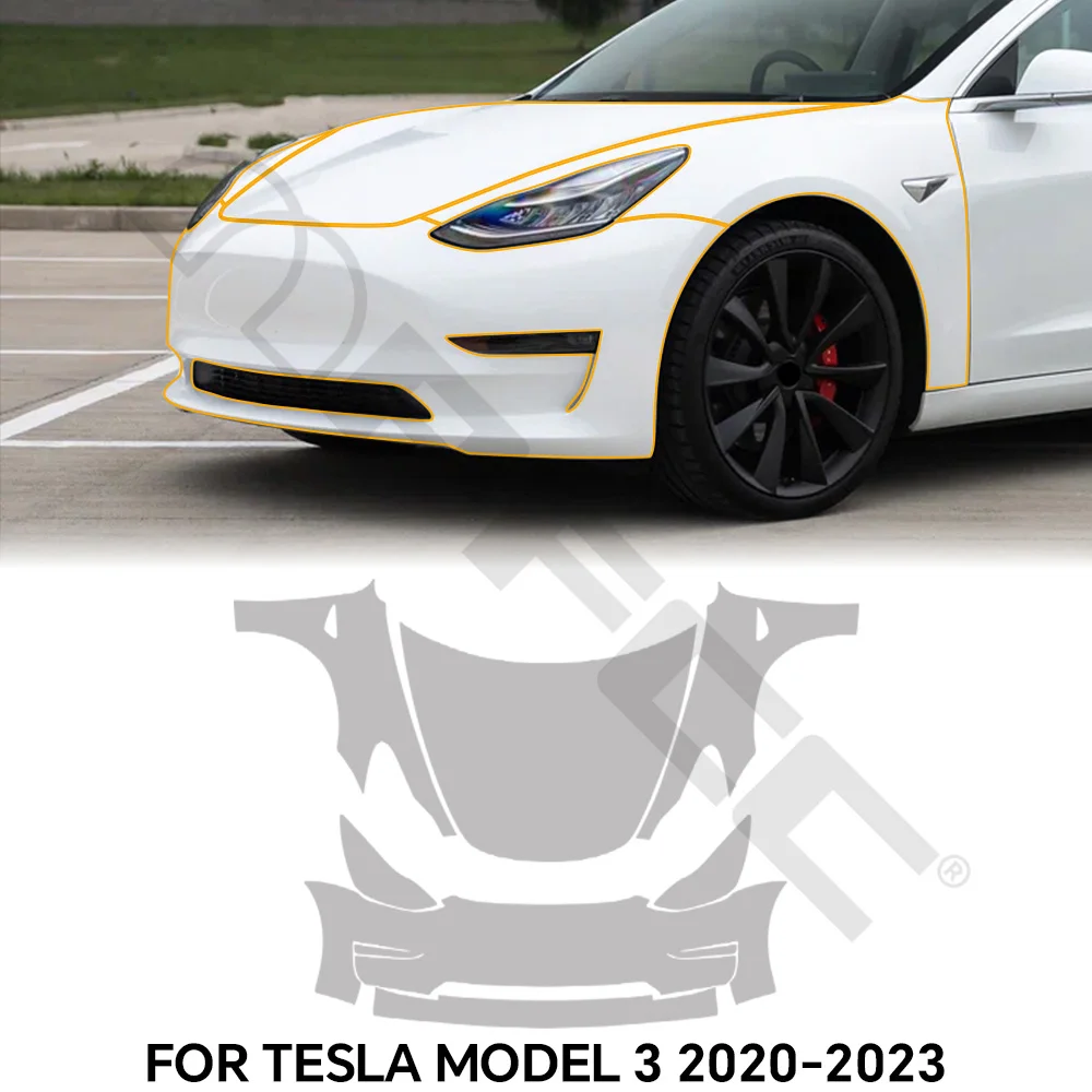 For Tesla Model 3 2020-2023 9Mil TPU PPF Precut Paint Protection Film Car Body Anti-Scratch Clear Bra Resistant Invisible Cover
For Tesla Model 3 2020-2023 9Mil TPU PPF Precut Paint Protection Film Car Body Anti-Scratch Clear Bra Resistant Invisible Cover