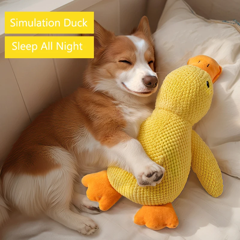 Dog And Cat Toy Plush Companion Sleeping Yellow Duck Bite Resistant Teeth Grinding Sound Relief Duck Sound Puppy Toy
Dog And Cat Toy Plush Companion Sleeping Yellow Duck Bite Resistant Teeth Grinding Sound Relief Duck Sound Puppy Toy