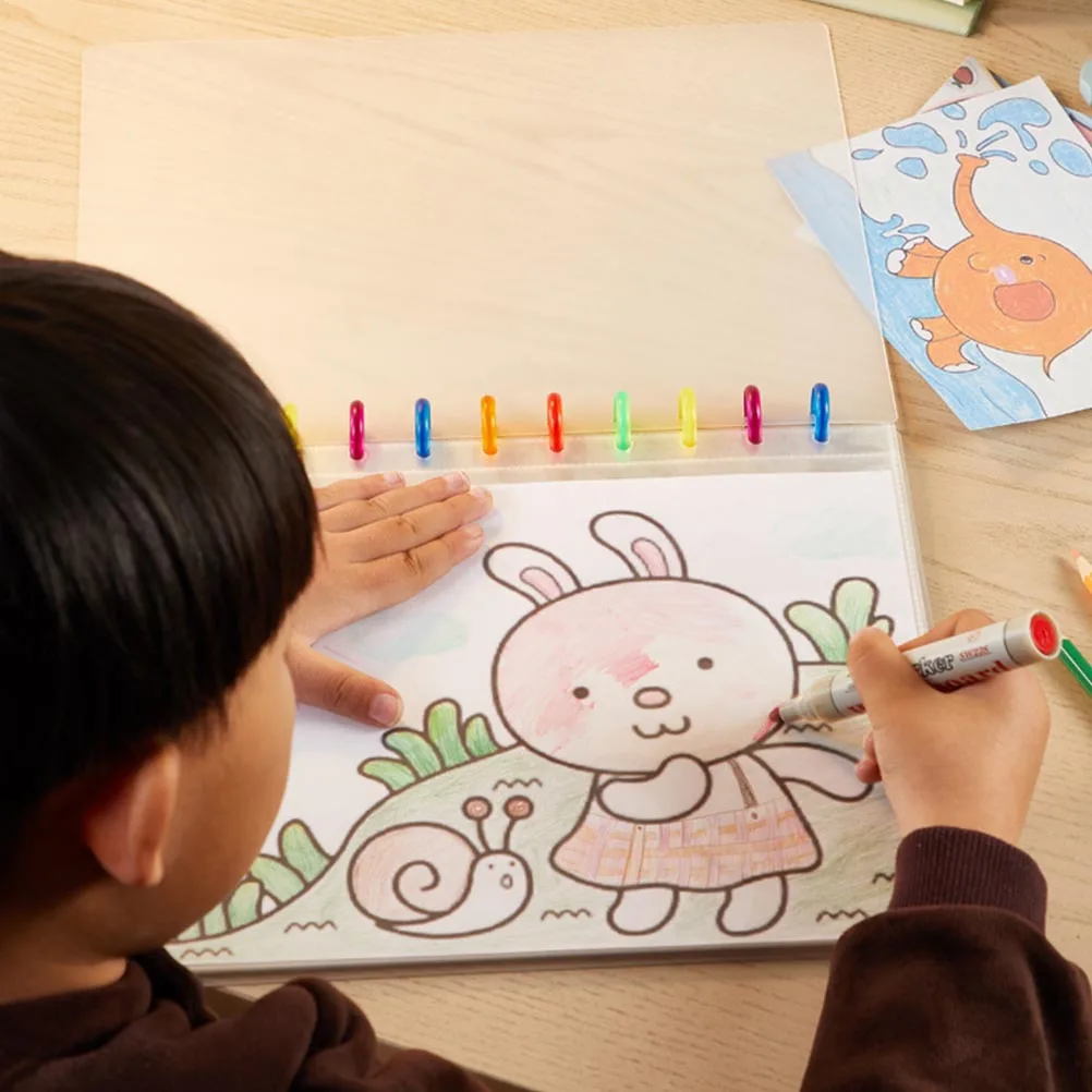 Children Interactive Manual A4 Size Creative Insert Page Protector Portable Sturdy Multi Functional File Organizer for Photos
Children Interactive Manual A4 Size Creative Insert Page Protector Portable Sturdy Multi Functional File Organizer for Photos