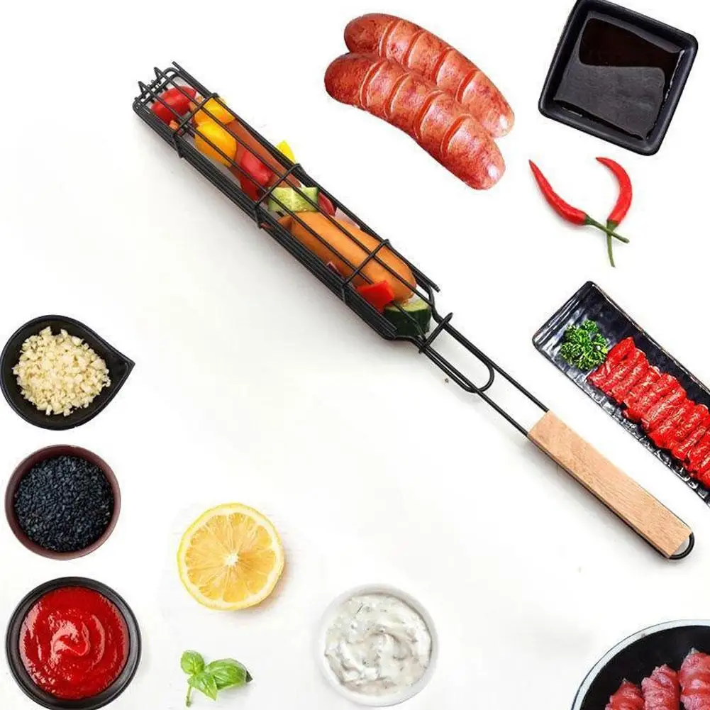 1pcs Portable Nonstick BBQ Grilling Basket For Outdoor Camping And Picnics Grill Tools H1T8
1pcs Portable Nonstick BBQ Grilling Basket For Outdoor Camping And Picnics Grill Tools H1T8