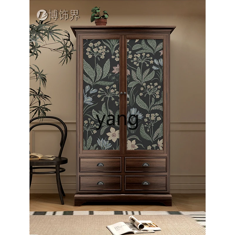 LH retro country style wardrobe partition cabinet household bedroom double door solid wood wardrobe
LH retro country style wardrobe partition cabinet household bedroom double door solid wood wardrobe