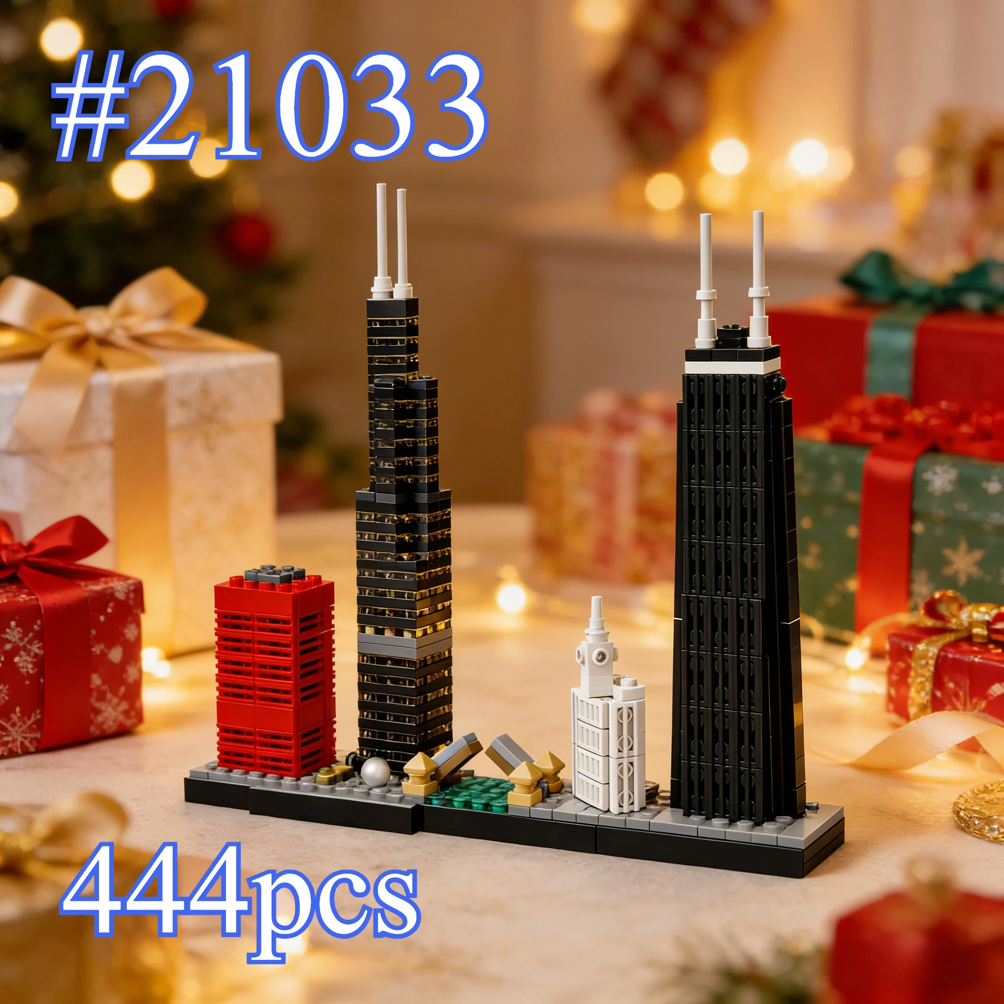 Конструктор «Иконические здания Чикаго» (21033), 444 детали, совместимый с Lego, идеально подходит для рождественских подарков.
Конструктор «Иконические здания Чикаго» (21033), 444 детали, совместимый с Lego, идеально подходит для рождественских подарков.