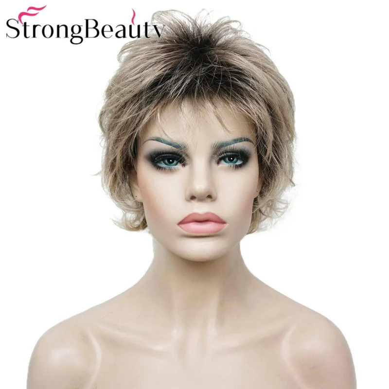 StrongBeauty Короткий парик с объемной волной Ombre Черный к светлу Парики Синтетические волосы для африканских африканских женщин
StrongBeauty Короткий парик с объемной волной Ombre Черный к светлу Парики Синтетические волосы для африканских африканских женщин