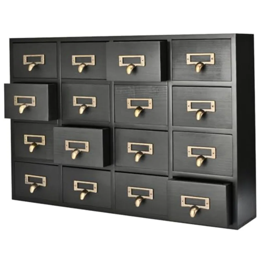 Apothecary Cabinet with - Vintage Apothecary Desktop Organizer for Home and Office - Wooden Tabletop Library Card Catalog Cabin
Apothecary Cabinet with - Vintage Apothecary Desktop Organizer for Home and Office - Wooden Tabletop Library Card Catalog Cabin