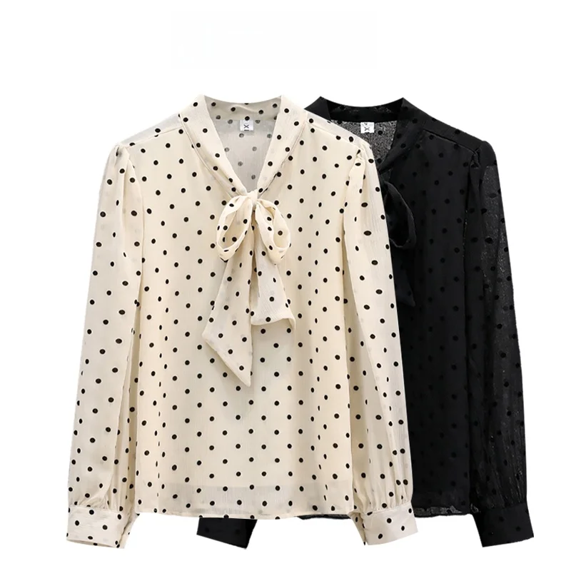 Sweet Sle Long Sve Women's irt Polka Dot Faion Gentle Wind Early Autumn Top V Ne Regular Length Casual Wear
Sweet Sle Long Sve Women's irt Polka Dot Faion Gentle Wind Early Autumn Top V Ne Regular Length Casual Wear