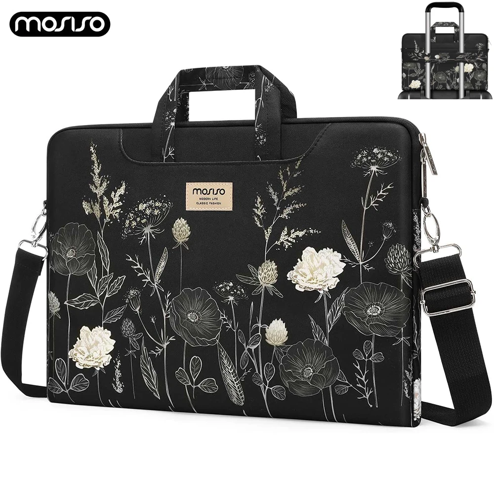 MOSISO Laptop Bag for Women 13-15.6 inch for MacBook HP, Dell, Lenovo, Asus Shoulder Sleeve with StrapRetro Flower
MOSISO Laptop Bag for Women 13-15.6 inch for MacBook HP, Dell, Lenovo, Asus Shoulder Sleeve with StrapRetro Flower